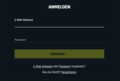 dazn einloggen als mitglied